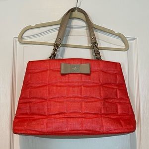 Rare Kate Spade quilted handbag in excellent cond.